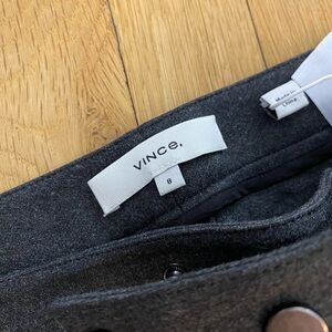 Vince Gray Wool Blend Pants